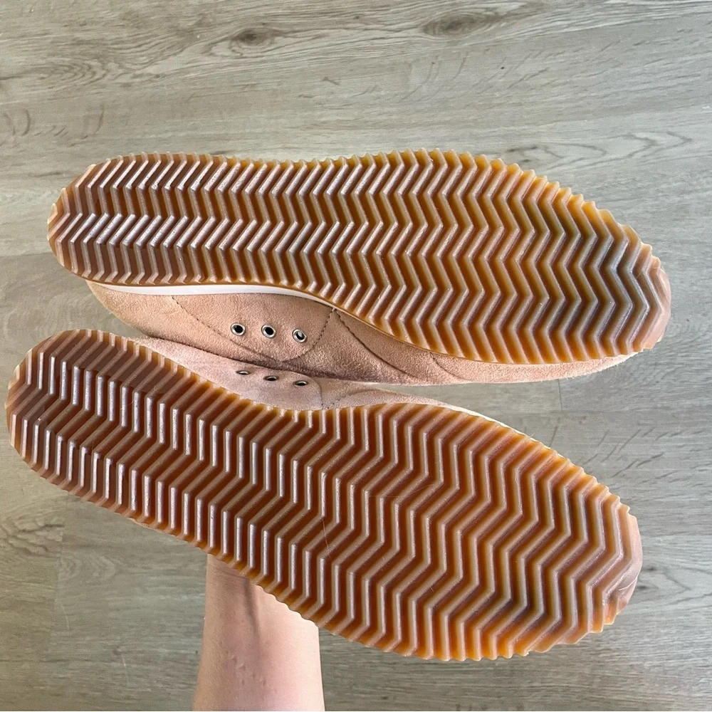 NWOT Sam Edelman Trace Sneaker in Tan Size 9 Leather - Picture 9 of 10